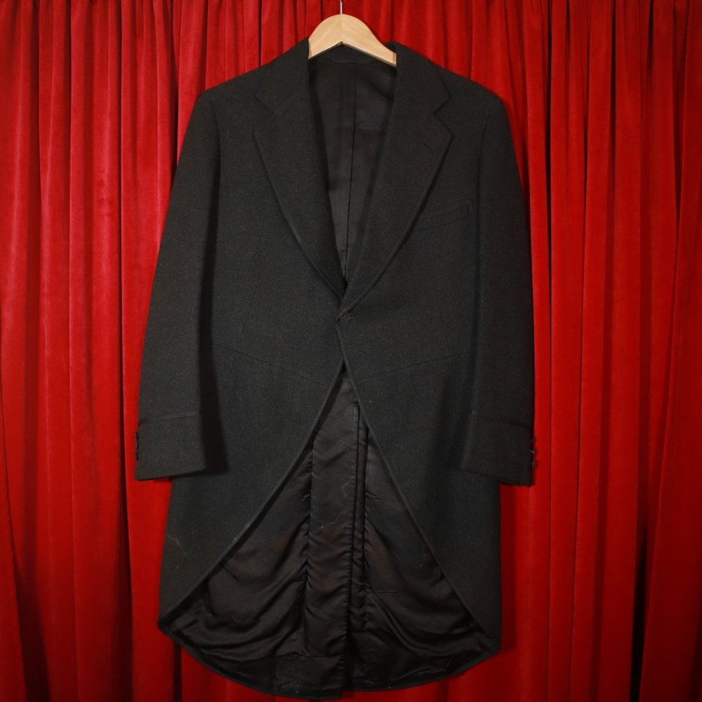 True Vintage 1933 Cutaway Coat Wool Gray Tuxedo